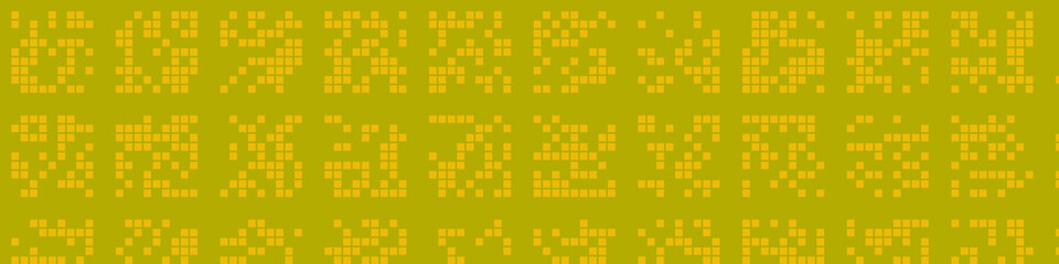 Abstract Color Halftone Dots generative art background illustration