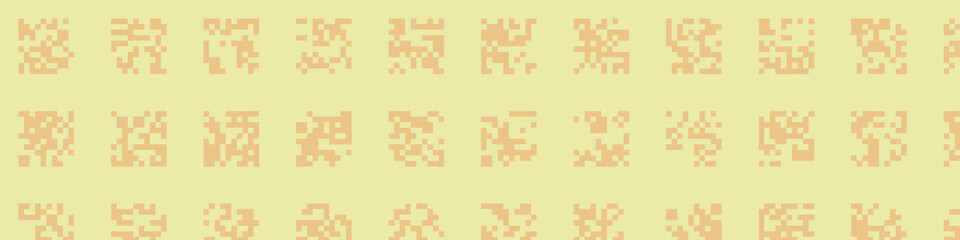 Abstract Color Halftone Dots generative art background illustration