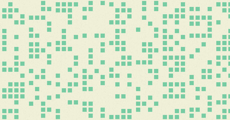 Abstract Color Halftone Dots generative art background illustration