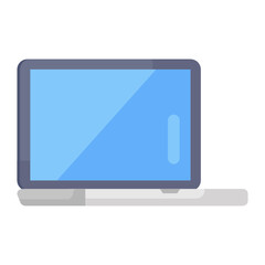 
A notebook computer, laptop in style 
