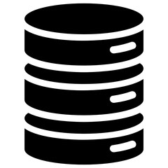 
Database icon style, editable vector of datacenter 
