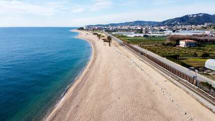 Sandy and rocky beaches