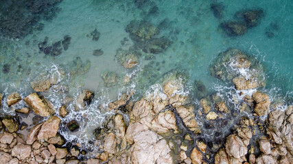 Sandy and rocky beaches