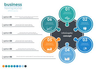 business info graphic template