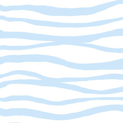 Stripped modern vector seamless pattern. Various lines abstract background. Different stripes on a white backdrop. Zebra texture design.