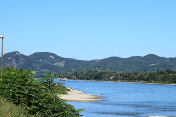 Rhein am Drachenfels bei Königswinter