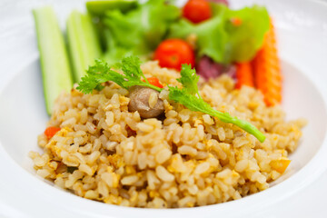 fired rice with vegetables