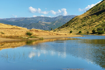 Fototapeta na wymiar Views of lake of Babia in Castile and Leon, Spain