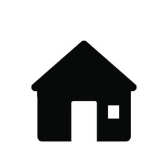 house icon on a white background, vector illustration