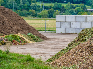 Obraz premium Deponie für Gartenabfälle