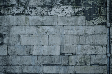 grunge background old brick wall white, texture,