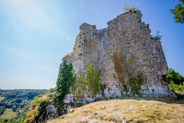 Fototapeta na wymiar Ruines de Taillefer