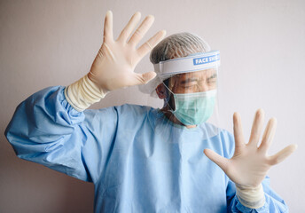Healthcare worker having stress after he was bullying from other in hospital. Bullying can range...