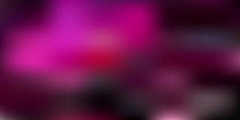 Dark pink vector abstract blur drawing.