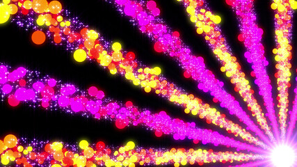 Space Stars Galaxy milky way road future illumination 3D illustration background.