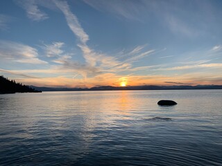 Sunset at Lake Tahoe