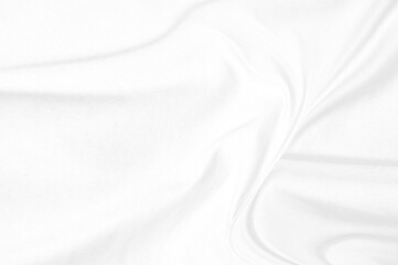 Fototapeta na wymiar White Cloth background and streaked fabric. Abstract white background. Beautiful solf clear backdrop.