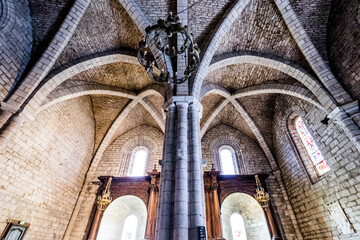 Dans le sanctuaire notre-dame de Rocamadour,