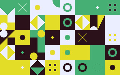 Deconstructed Abstract Vector Pattern Design