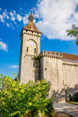Fototapeta na wymiar Le château de la cité médiévale de Rocamadour