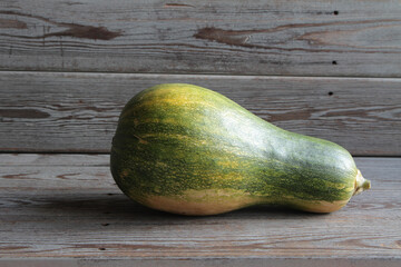 squash on a wooden table