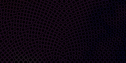 Dark Pink, Blue vector template with circles. Abstract decorative design in gradient style with bubbles. Pattern for websites.