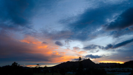 orange sunset