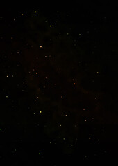 Star field and distant cold space nebula.