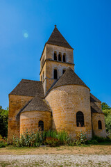 Fototapeta na wymiar Église Romane de Saint Léon sur Vézère