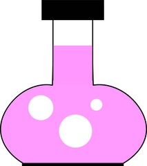 Obraz premium TEST TUBE APPARATUS VECTOR