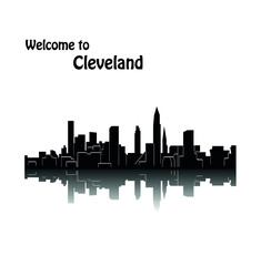 Cleveland, Ohio ( city silhouette )