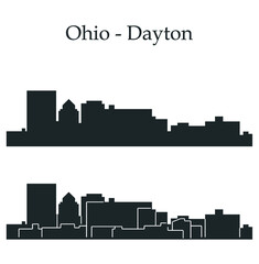 Dayton, Ohio ( city silhouette )
