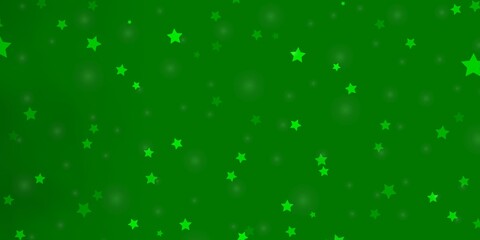 Light Green vector pattern with abstract stars. Colorful illustration in abstract style with gradient stars. Pattern for websites, landing pages.