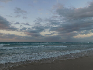 beach at sunset