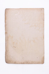 old paper texture on a white background