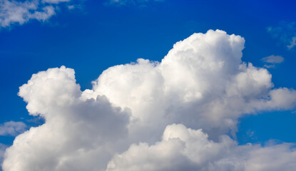 Naklejka na ściany i meble image of beautiful clouds in the sky.Beautiful blue sky background with clouds