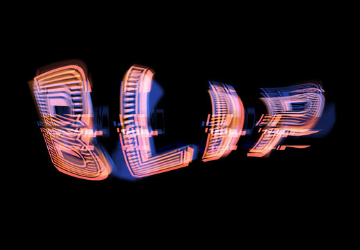 Glitch Style Text Effect