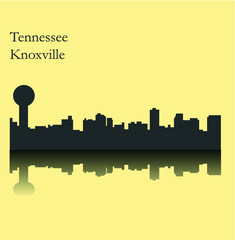 Knoxville, Tennessee ( city silhouette )