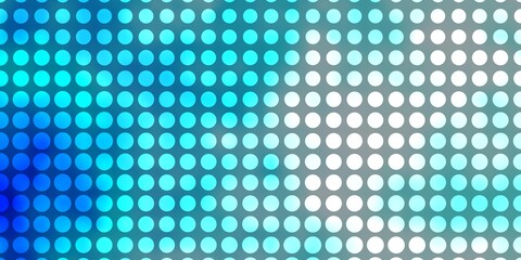 Light BLUE vector background with circles. Modern abstract illustration with colorful circle shapes. Pattern for business ads.