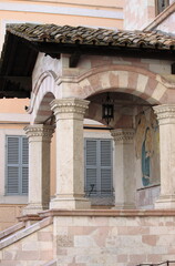 Obraz premium Medieval corner in Assisi, Italy
