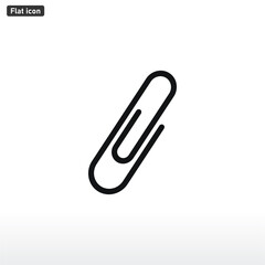 Paper Clip icon vector . Paperclip sign