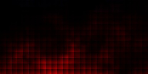 Dark Red vector template with rectangles.