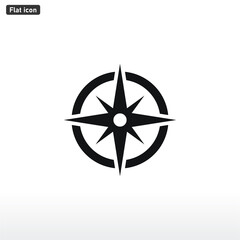 Compass icon vector eps 10