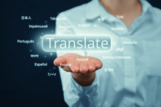 Concept of work on translation from different languages