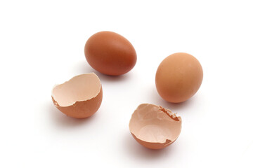 Broken eggshell as source of natural calcium nutrition