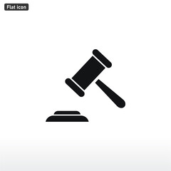 Hammer Judge icon vector eps 10