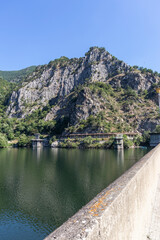 ladscape of Krichim Reservoir at Rhodopes Mountain, Bulgaria