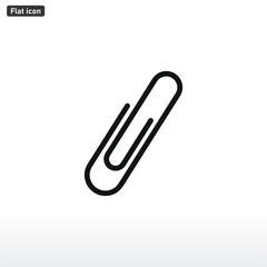 Obraz premium Paper clip icon vector eps 10