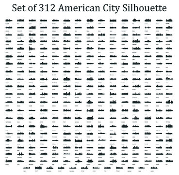 312 City Silhouette from United States of America