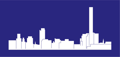 Obraz premium Abilene, Texas ( city silhouette ) 